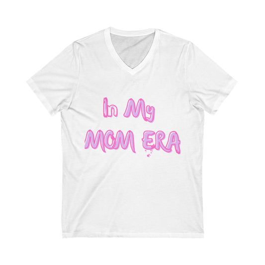 In My Mom Era Short Sleeve V-Neck Tee