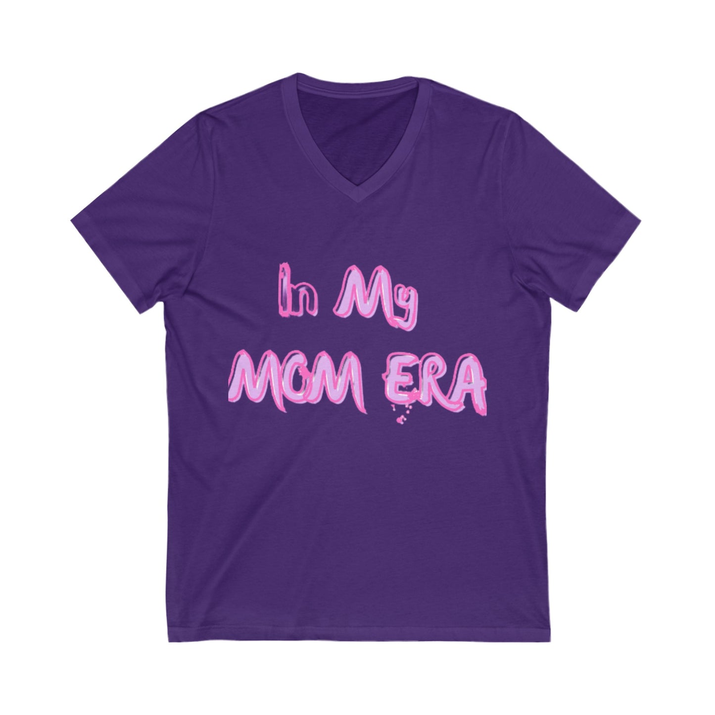 In My Mom Era Short Sleeve V-Neck Tee